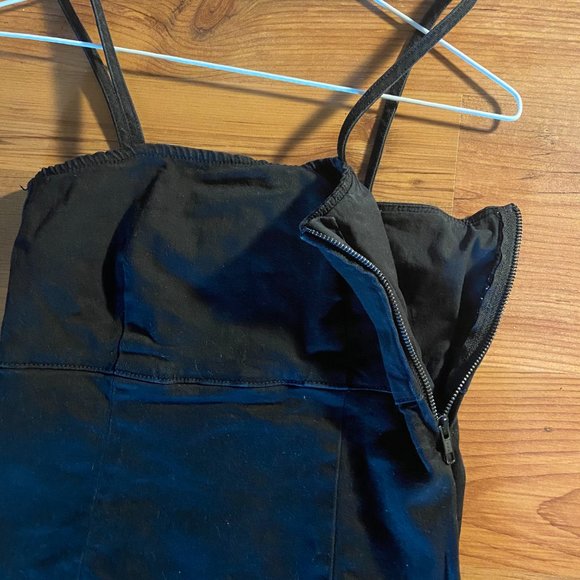 Black Denim Dress XS - Zara - Picture 2 of 7